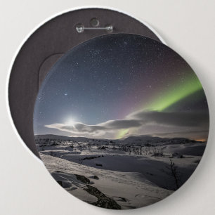 Badge Rond 15,2 Cm Lumières du Nord