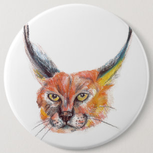 Badge Rond 15,2 Cm Lynx Colossal