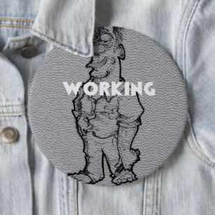 Badge Rond 15,2 Cm Magnifique croquis au crayon incroyable : Faire de