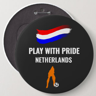 Badge Rond 15,2 Cm Maillot Fierté Footballeur Néerlandais 2026
