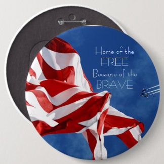 Badge Rond 15,2 Cm Maison du libre en raison du bouton courageux