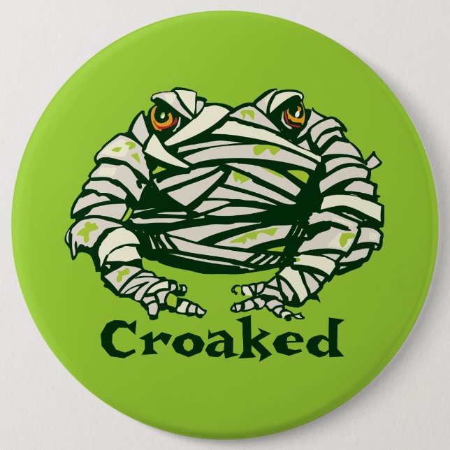 Badge Rond 15,2 Cm Maman de grenouille (Devant)