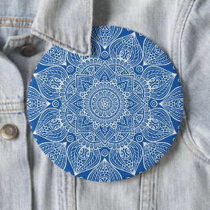 Badge Rond 15,2 Cm Mandala 36 de luxe