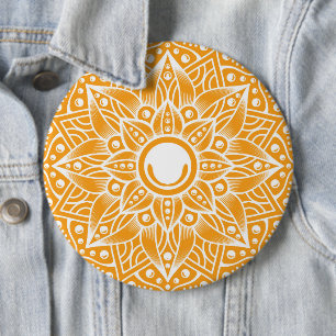 Badge Rond 15,2 Cm Mandala de luxe 13