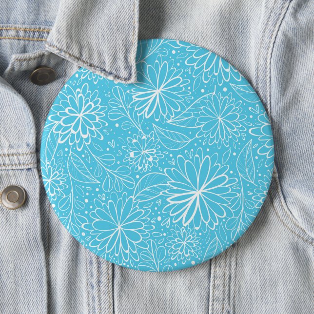 Badge Rond 15,2 Cm Mandala de luxe 26 (En situation)