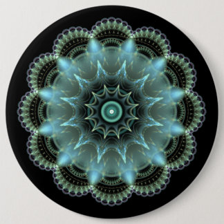 Badge Rond 15,2 Cm Mandala fractal