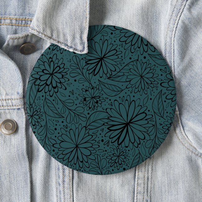 Badge Rond 15,2 Cm Mandala Luxe 30 (En situation)