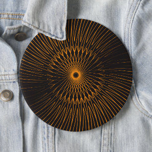 Badge Rond 15,2 Cm Mandala, Vélos 6