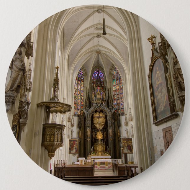 Badge Rond 15,2 Cm Maria Am Gestade, Wien Österreich (Devant)