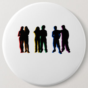 Badge Rond 15,2 Cm Mariage homosexuel/nouvel amour