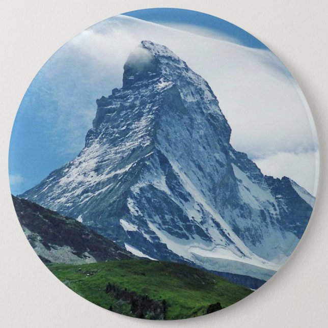 Badge Rond 15,2 Cm Matterhorn, Alpes (Devant)