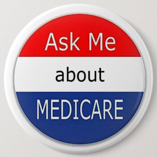 Badge Rond 15,2 Cm Me questionner sur Medicare