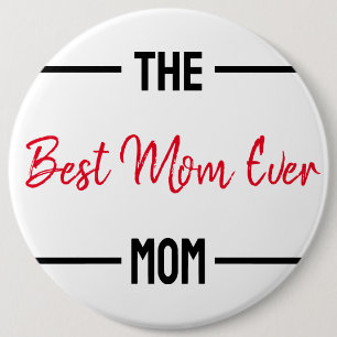 Badge Rond 15,2 Cm Meilleure Maman toujours Maman personnalisée Mère