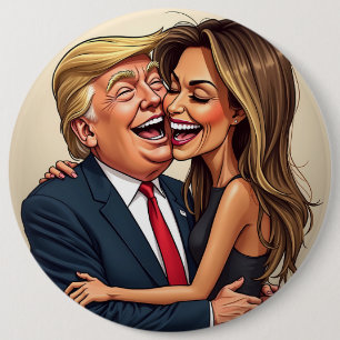 Badge Rond 15,2 Cm Melania Trump Donald Trump