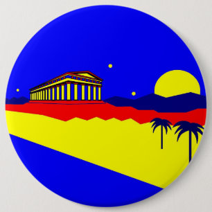 Badge Rond 15,2 Cm Mer Méditerranée