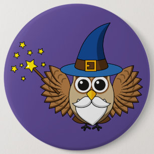 Badge Rond 15,2 Cm Merlin mignon, sortilège