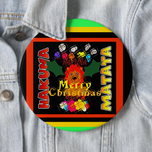 Badge Rond 15,2 Cm Merry Christmas and a Happy New Year