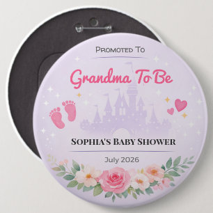 Badge Rond 15,2 Cm Mise en page de texte personnalisée (modèle profes