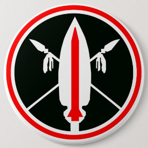 BADGE ROND 15,2 CM MISSILE DE LANCE