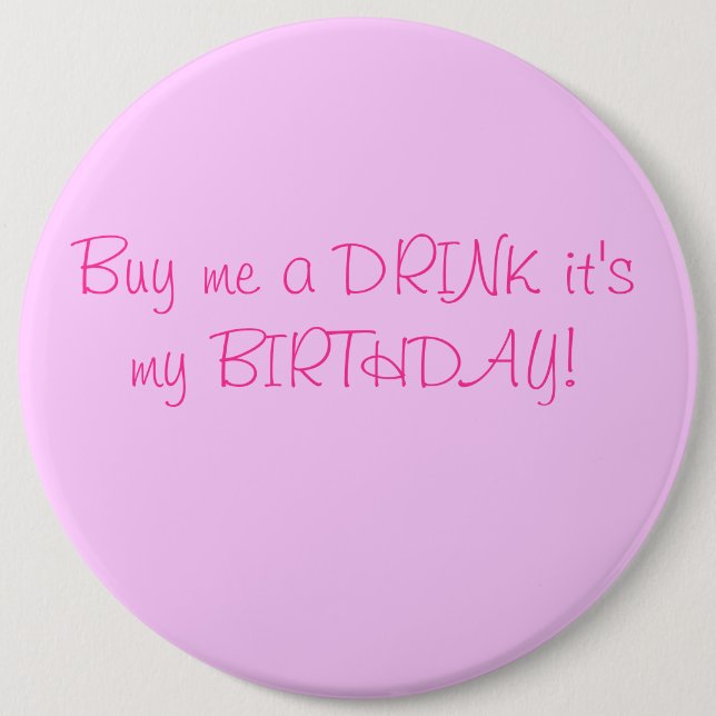 Badge Rond 15,2 Cm Modèle de bouton (Devant)