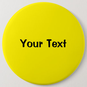 Badge Rond 15,2 Cm Modèle du bouton de texte personnalisé de 6 pouces