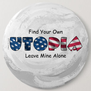 Badge Rond 15,2 Cm Mon utopie