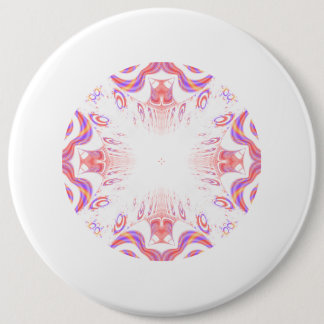 Badge Rond 15,2 Cm Motif en rouge, l'orange et le pourpre