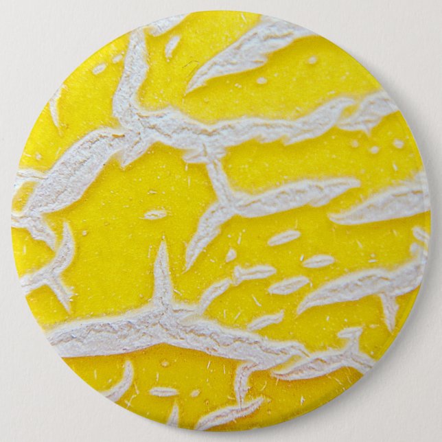 Badge Rond 15,2 Cm Motif melon jaune (Devant)