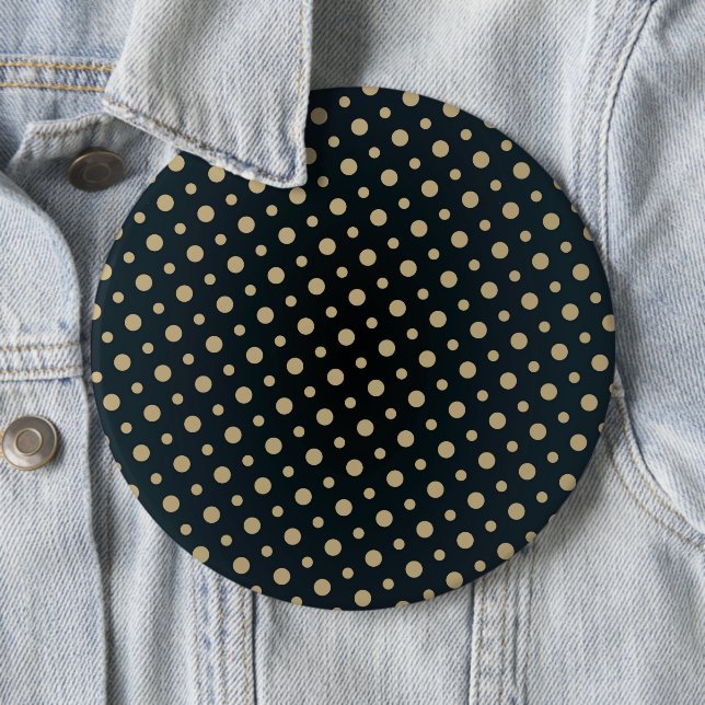 Badge Rond 15,2 Cm Motif point (En situation)