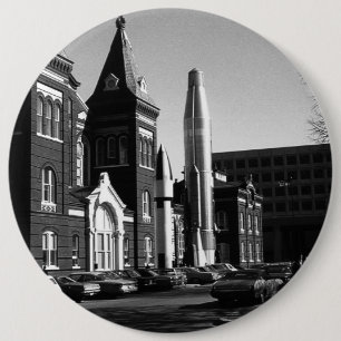Badge Rond 15,2 Cm Musée national de l'air et de l'espace vintage USA