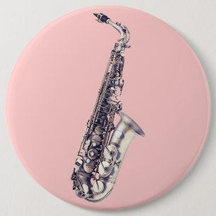 Badge Rond 15,2 Cm musique
