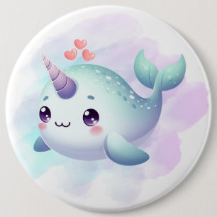 Badge Rond 15,2 Cm Nocturne mou/côtier/marin