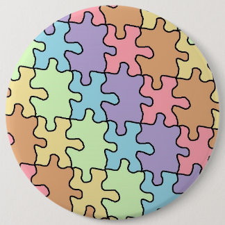 Badge Rond 15,2 Cm Nom du bouton