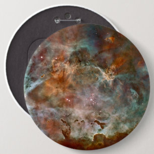 Badge Rond 15,2 Cm Nuages sombres de Carina Nebula Hubble Space