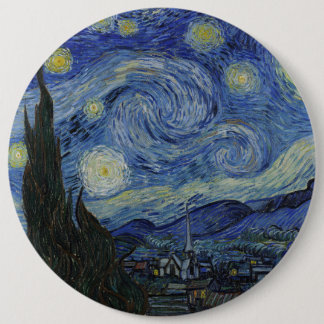 Badge Rond 15,2 Cm Nuit Van Gogh Starry
