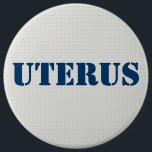 Badge Rond 15,2 Cm Obsession du GOP Uterus - pro-démocrate<br><div class="desc">G O P uterus obsession pro-démocratique pro-choix bouton. Texte entièrement personnalisable.</div>