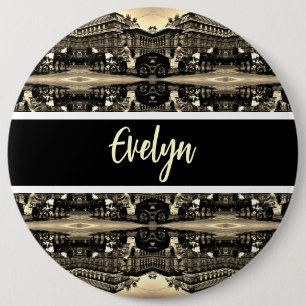 Badge Rond 15,2 Cm Opéra Staatsoper de Vienne en Fiaker en Autriche v