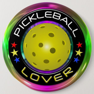 Badge Rond 15,2 Cm Options de Pickball Lover 1
