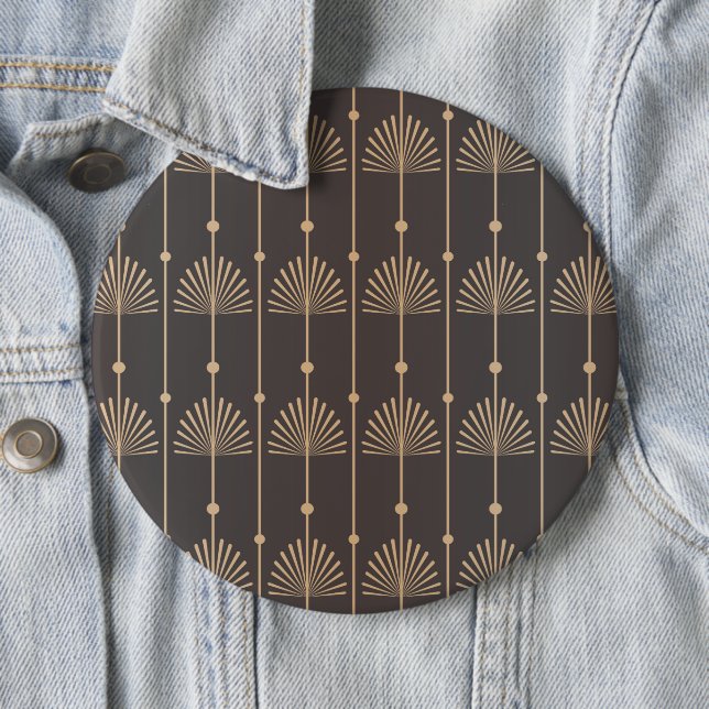 Badge Rond 15,2 Cm Ornements de luxe 28 (En situation)