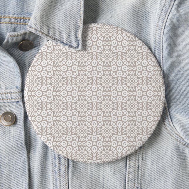 Badge Rond 15,2 Cm Ornements de luxe 6 (En situation)