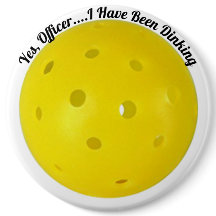 "Oui, dirigeant j'ai été Dinking" Pickleball