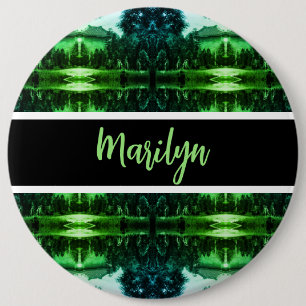 Badge Rond 15,2 Cm Parc des martyrs de Canton Chine vintage 1970