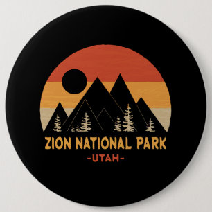 Badge Rond 15,2 Cm Parc national de Zion