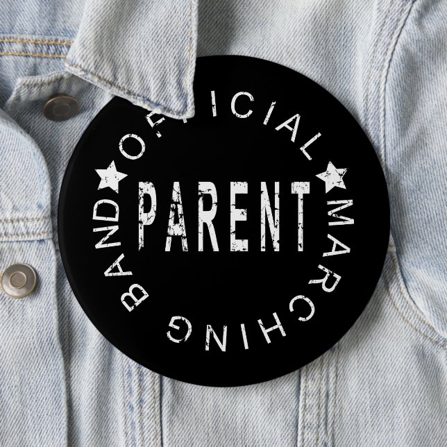 Badge Rond 15,2 Cm Parent du marqueur officiel de la bande (En situation)