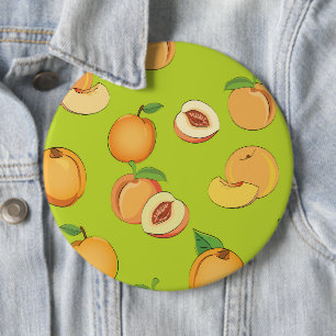 Badge Rond 15,2 Cm Peach Pattern 4
