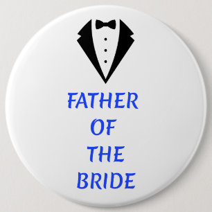 Badge Rond 15,2 Cm Père de la mariée