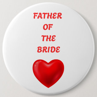 Badge Rond 15,2 Cm Père de la mariée