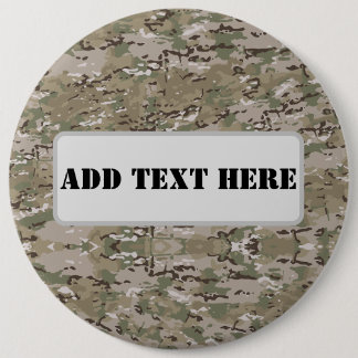 Badge Rond 15,2 Cm Personalized Tactical Military Camo