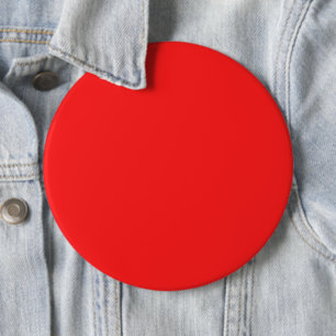 Badge Rond 15,2 Cm Personnalisation facile - Personnaliser 6" Rouge r