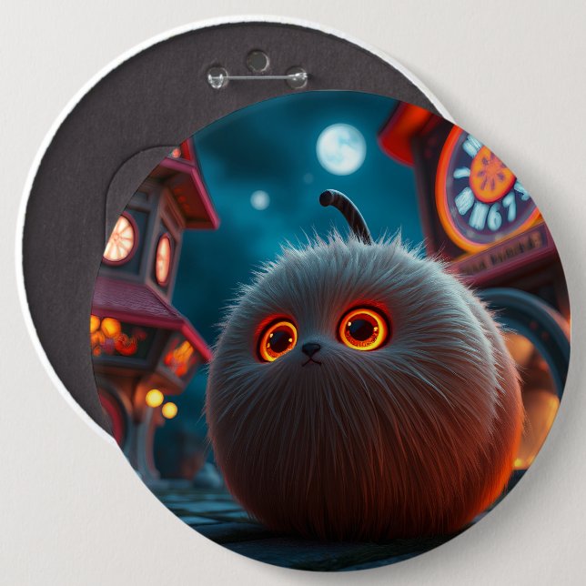 Badge Rond 15,2 Cm Petite douce d'une autre planète (Devant & derrière)